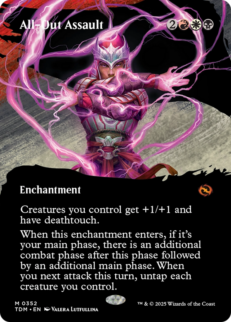 All-Out Assault (Borderless) [Tarkir: Dragonstorm] | Gear Gaming Bentonville