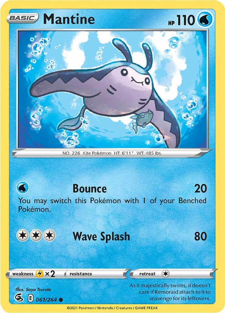 Mantine (061/264) [Sword & Shield: Fusion Strike] | Gear Gaming Bentonville