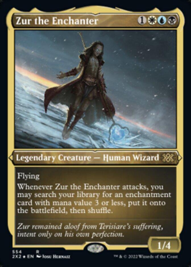 Zur the Enchanter (Foil Etched) [Double Masters 2022] | Gear Gaming Bentonville