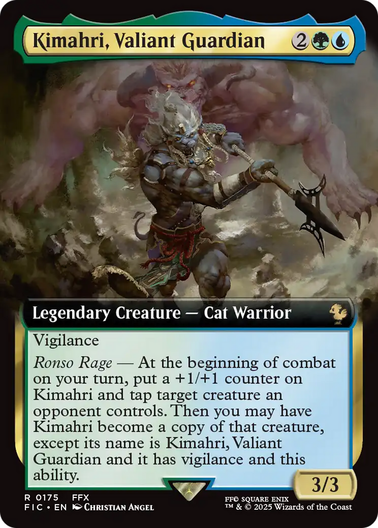 Kimahri, Valiant Guardian (Extended Art) [FINAL FANTASY Commander] | Gear Gaming Bentonville