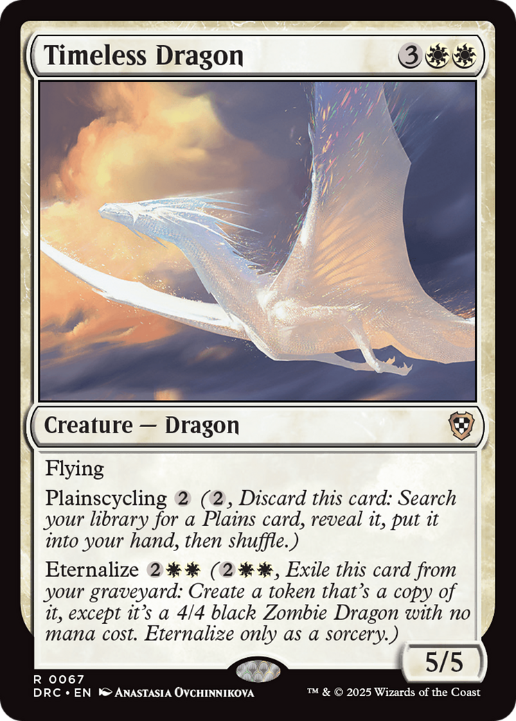 Timeless Dragon [Aetherdrift Commander] | Gear Gaming Bentonville