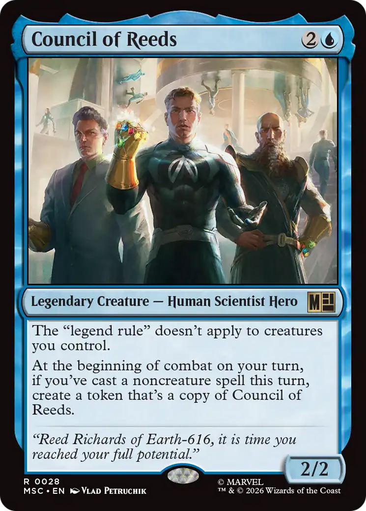 Council of Reeds (Surge Foil) [Marvel Super Heroes Commander] | Gear Gaming Bentonville