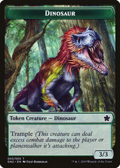 Soldier // Dinosaur Double-Sided Token [Game Night 2019 Tokens] | Gear Gaming Bentonville