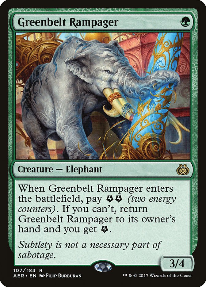 Greenbelt Rampager [Aether Revolt] | Gear Gaming Bentonville