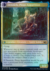 Dennick, Pious Apprentice // Dennick, Pious Apparition [Innistrad: Midnight Hunt Prerelease Promos] | Gear Gaming Bentonville