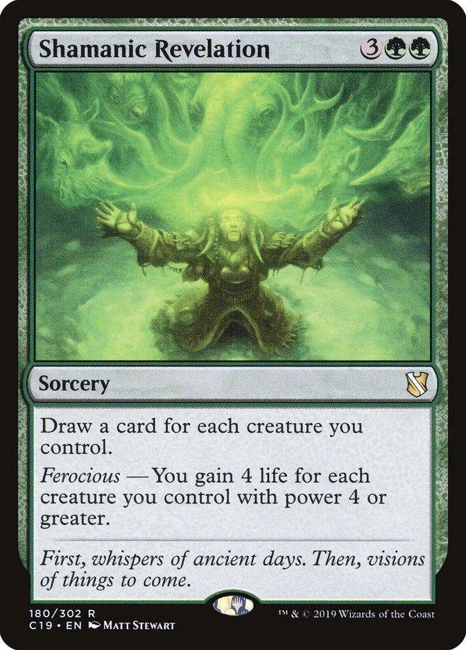 Shamanic Revelation [Commander 2019] | Gear Gaming Bentonville