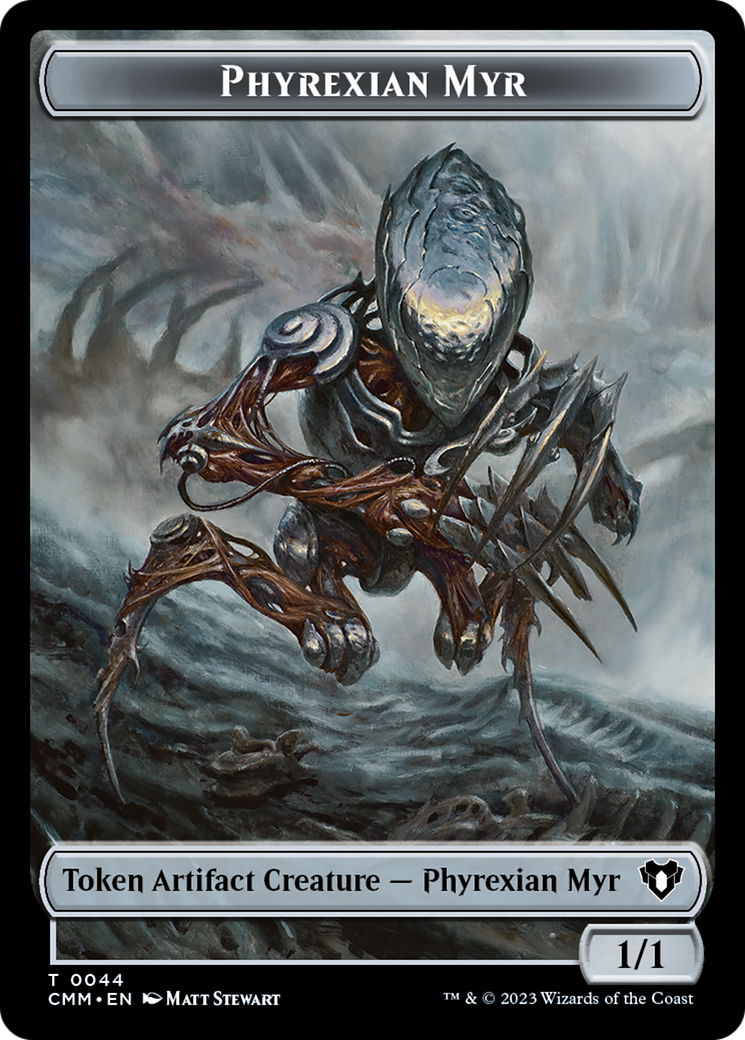 Phyrexian Myr Token [Commander Masters Tokens] | Gear Gaming Bentonville