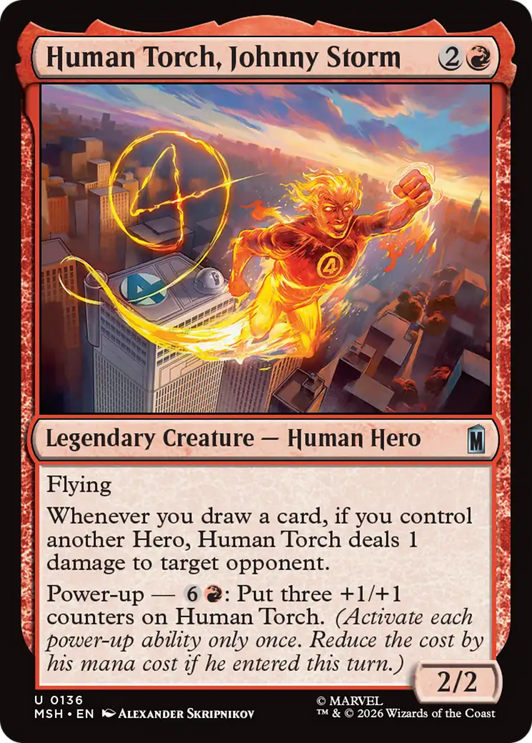 Human Torch, Johnny Storm [Marvel Super Heroes] | Gear Gaming Bentonville