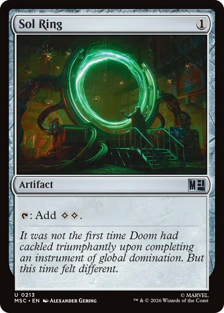 Sol Ring (0211) (Surge Foil) [Marvel Super Heroes Commander] | Gear Gaming Bentonville