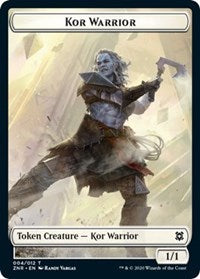 Kor Warrior // Plant Double-Sided Token [Zendikar Rising Tokens] | Gear Gaming Bentonville