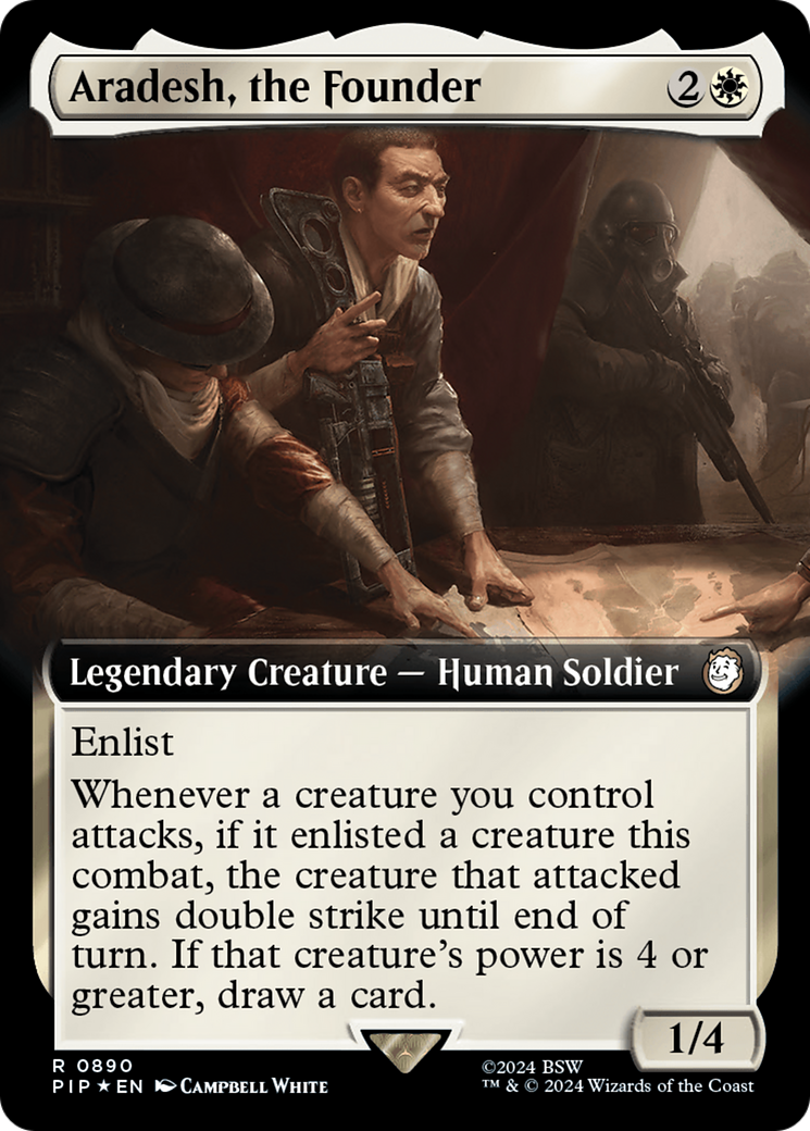 Aradesh, the Founder (Extended Art) (Surge Foil) [Fallout] | Gear Gaming Bentonville