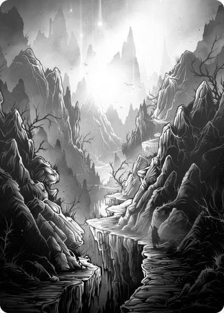 Mountain Art Card [Innistrad: Midnight Hunt Art Series] | Gear Gaming Bentonville