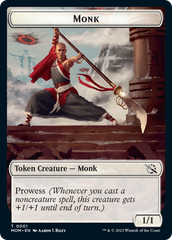 Monk // Zombie Double-Sided Token [March of the Machine Tokens] | Gear Gaming Bentonville