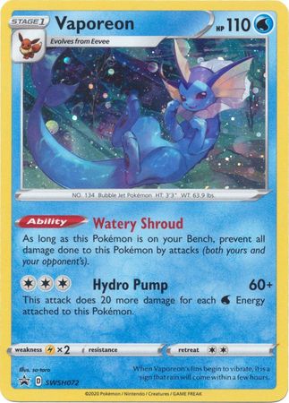 Vaporeon (SWSH072) [Sword & Shield: Black Star Promos] | Gear Gaming Bentonville