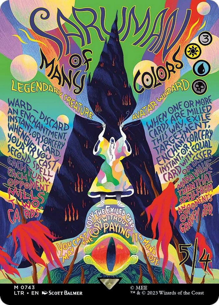 Saruman of Many Colors (Borderless Poster) [The Lord of the Rings: Tales of Middle-Earth] | Gear Gaming Bentonville