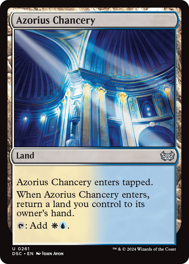 Azorius Chancery [Duskmourn: House of Horror Commander] | Gear Gaming Bentonville