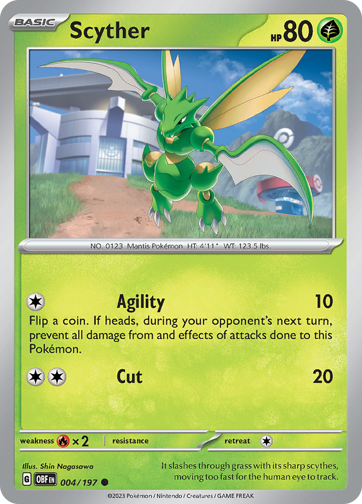 Scyther (004/197) [Scarlet & Violet: Obsidian Flames] | Gear Gaming Bentonville