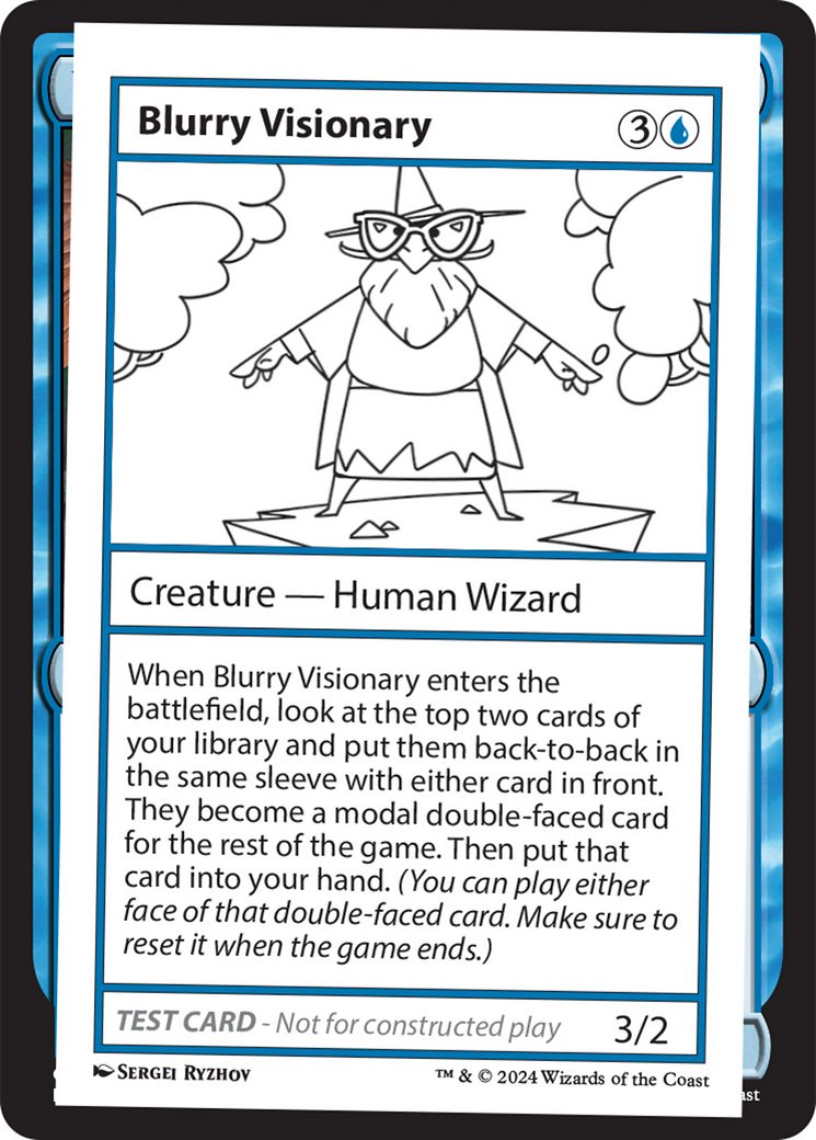 Blurry Visionary [Mystery Booster 2 Playtest Cards] | Gear Gaming Bentonville