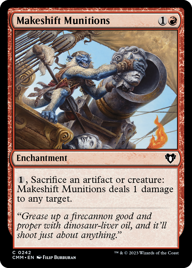 Makeshift Munitions [Commander Masters] | Gear Gaming Bentonville