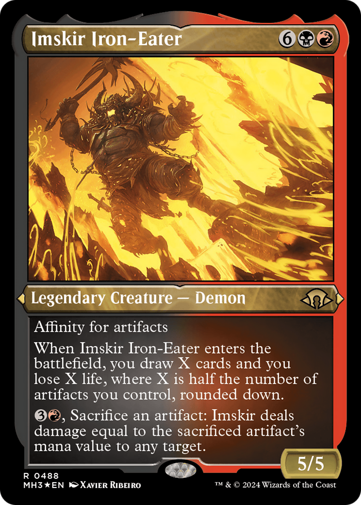 Imskir Iron-Eater (Foil Etched) [Modern Horizons 3] | Gear Gaming Bentonville