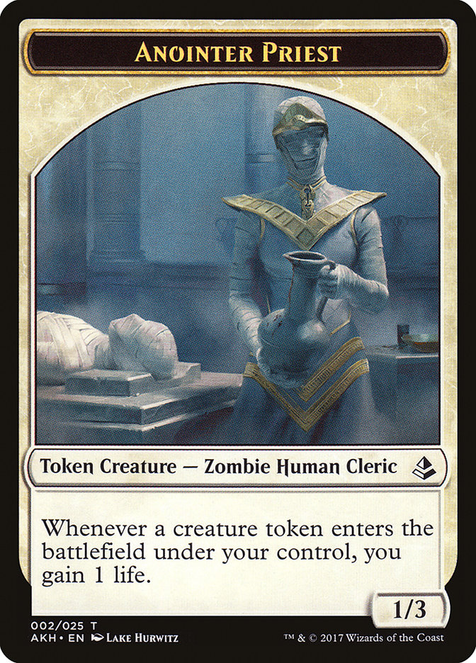 Anointer Priest Token [Amonkhet Tokens] | Gear Gaming Bentonville