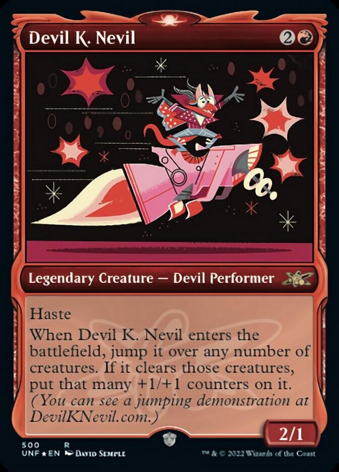 Devil K. Nevil (Showcase) (Galaxy Foil) [Unfinity] | Gear Gaming Bentonville