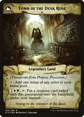 Profane Procession // Tomb of the Dusk Rose [Rivals of Ixalan Prerelease Promos] | Gear Gaming Bentonville