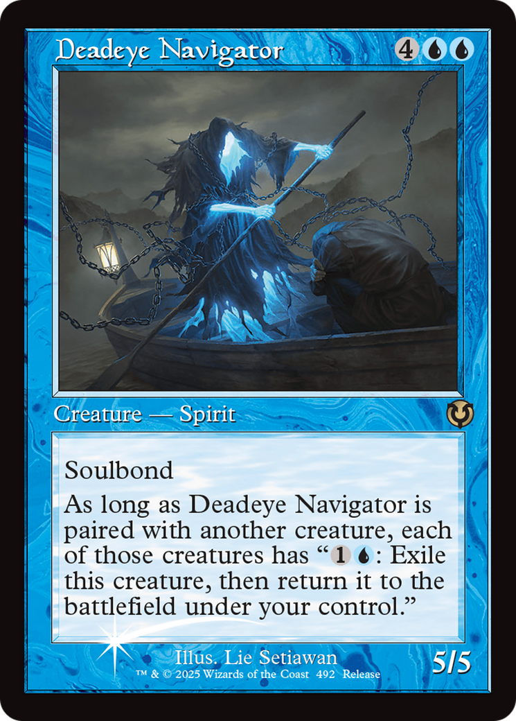 Deadeye Navigator (Retro Frame) [Innistrad Remastered Promos] | Gear Gaming Bentonville