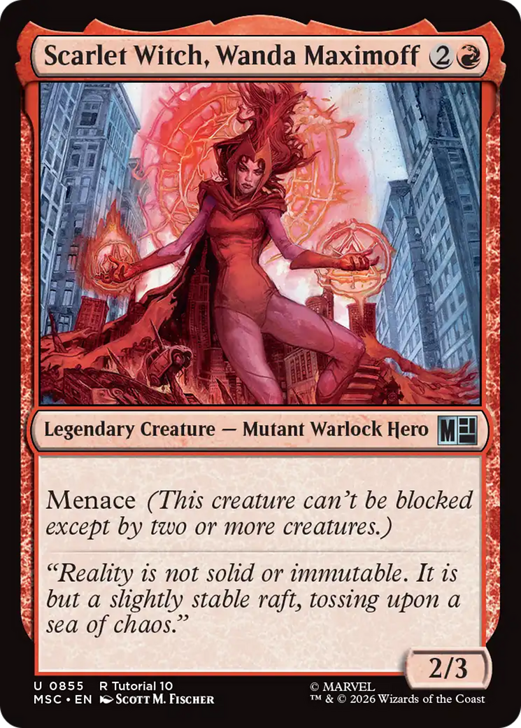 Scarlet Witch, Wanda Maximoff [Marvel Super Heroes Commander] | Gear Gaming Bentonville