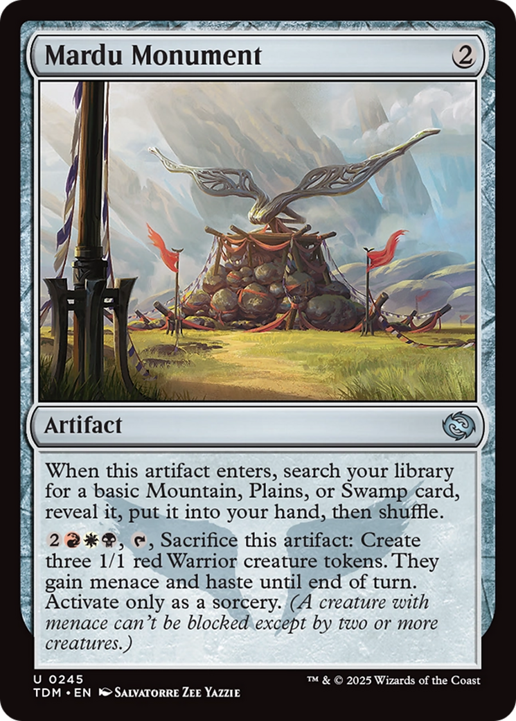 Mardu Monument [Tarkir: Dragonstorm] | Gear Gaming Bentonville