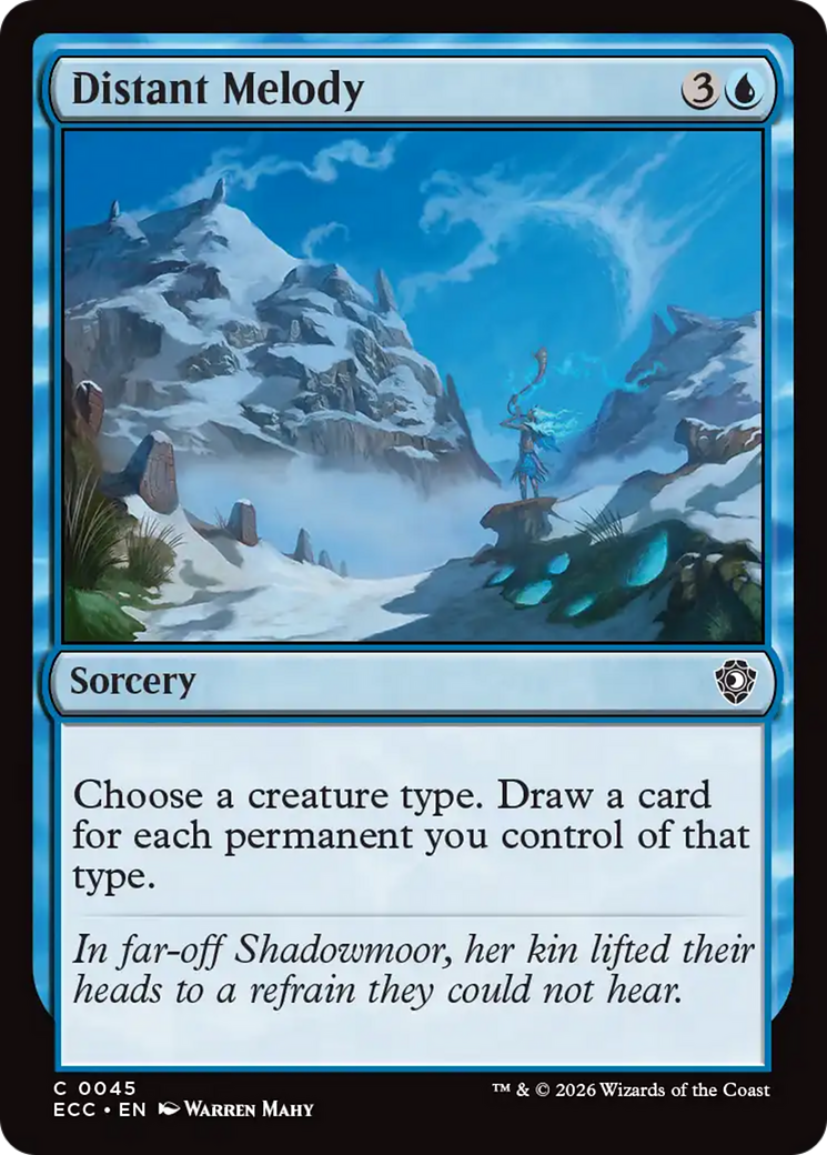 Distant Melody [Lorwyn Eclipsed Commander] | Gear Gaming Bentonville