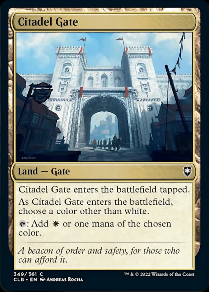 Citadel Gate [Commander Legends: Battle for Baldur's Gate] | Gear Gaming Bentonville