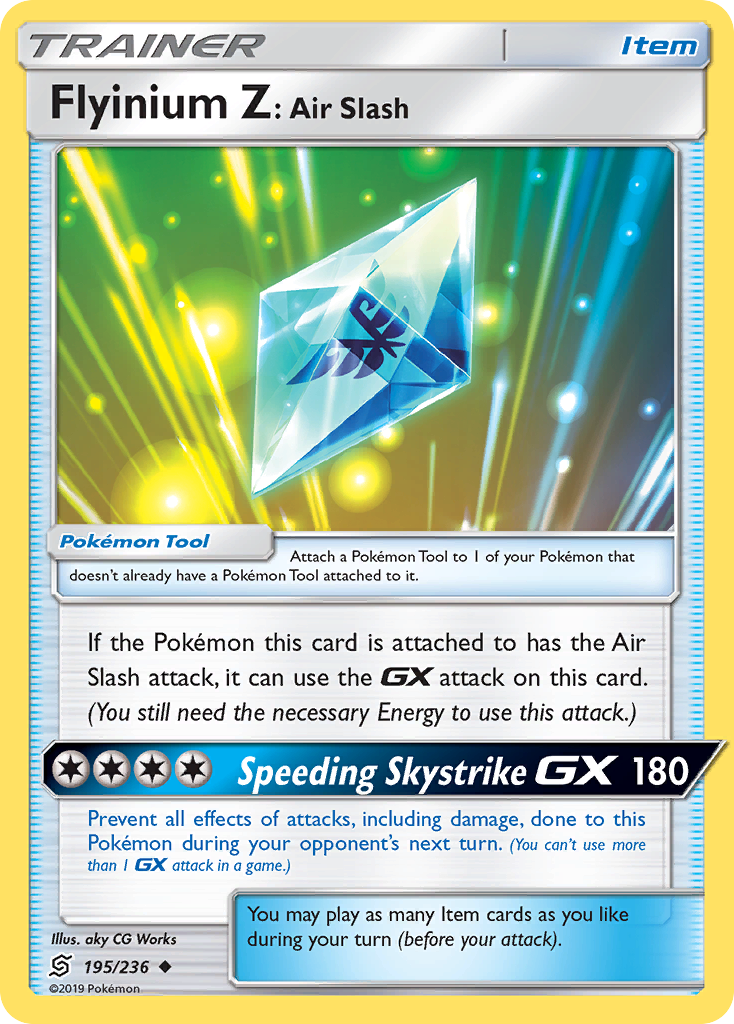 Flyinium Z: Air Slash (195/236) [Sun & Moon: Unified Minds] | Gear Gaming Bentonville