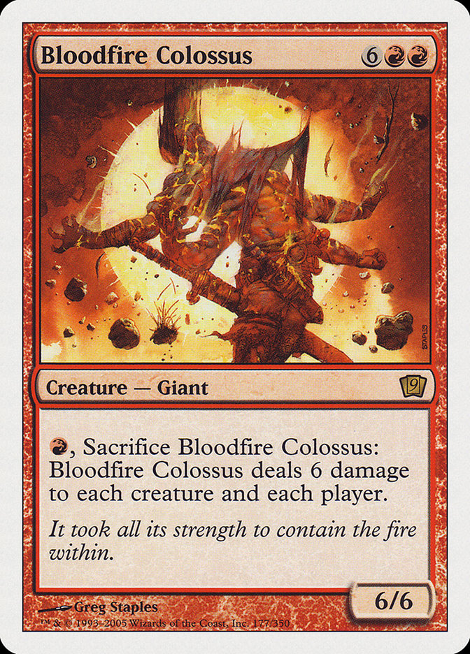Bloodfire Colossus [Ninth Edition] | Gear Gaming Bentonville