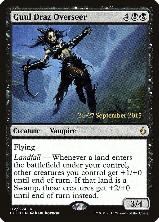 Guul Draz Overseer [Battle for Zendikar Prerelease Promos] | Gear Gaming Bentonville