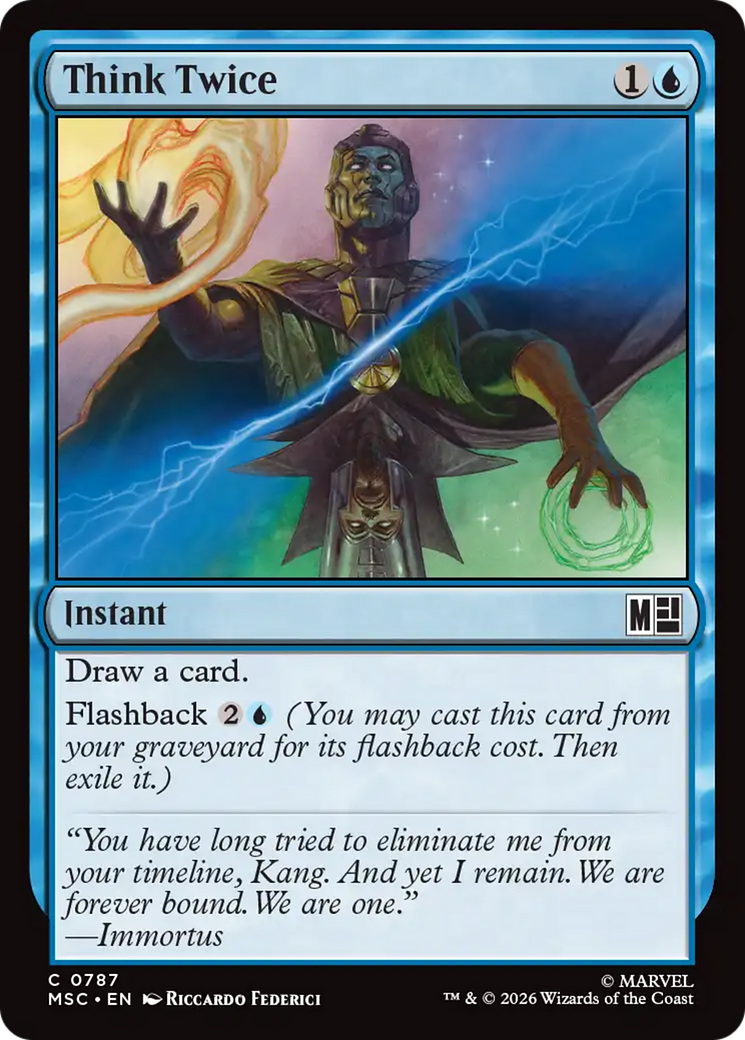 Think Twice [Marvel Super Heroes Commander] | Gear Gaming Bentonville