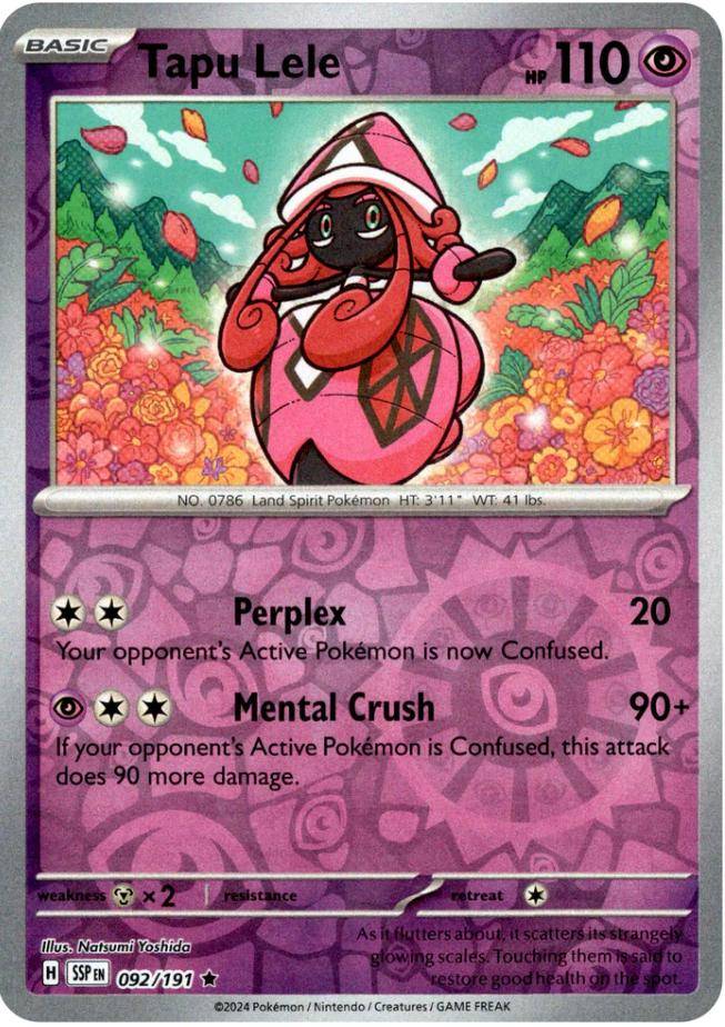 Tapu Lele (092/191) [Scarlet & Violet: Surging Sparks] | Gear Gaming Bentonville