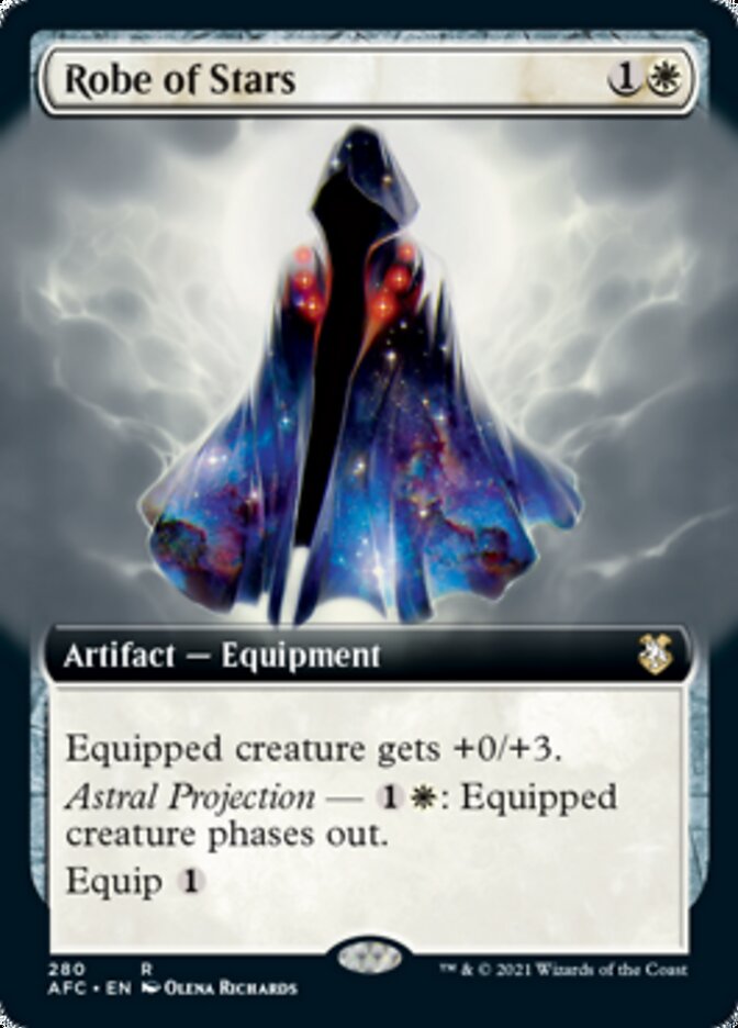 Robe of Stars (Extended Art) [Dungeons & Dragons: Adventures in the Forgotten Realms Commander] | Gear Gaming Bentonville