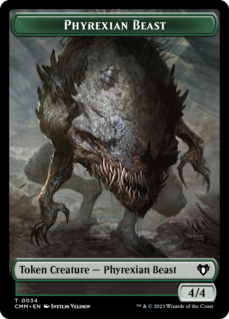 Phyrexian Beast Token [Commander Masters Tokens] | Gear Gaming Bentonville