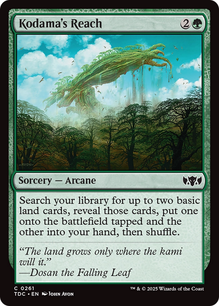 Kodama's Reach [Tarkir: Dragonstorm Commander] | Gear Gaming Bentonville
