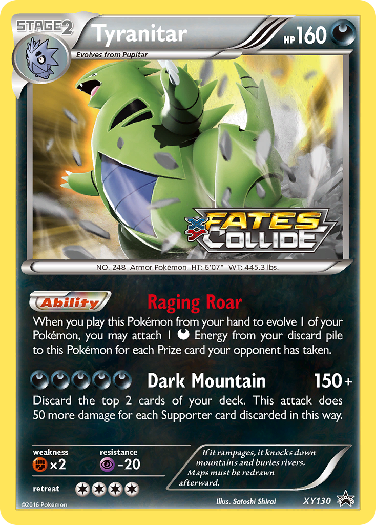 Tyranitar (XY130) [XY: Black Star Promos] | Gear Gaming Bentonville