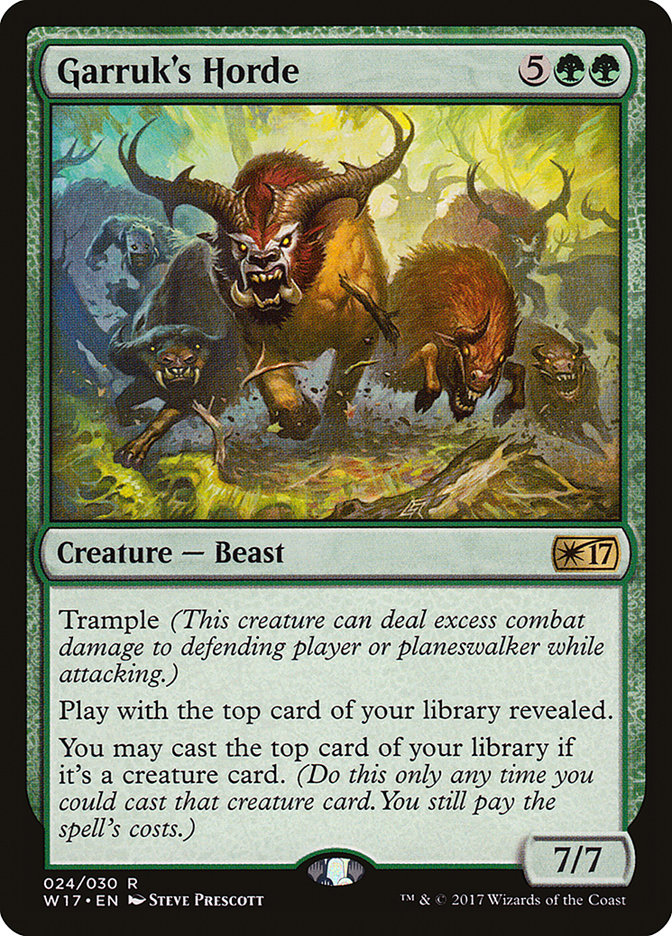 Garruk's Horde [Welcome Deck 2017] | Gear Gaming Bentonville
