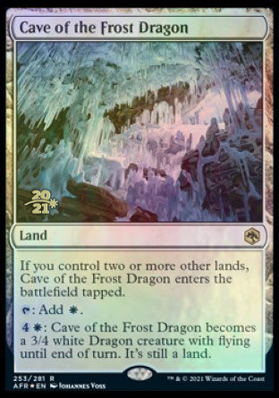 Cave of the Frost Dragon [Dungeons & Dragons: Adventures in the Forgotten Realms Prerelease Promos] | Gear Gaming Bentonville