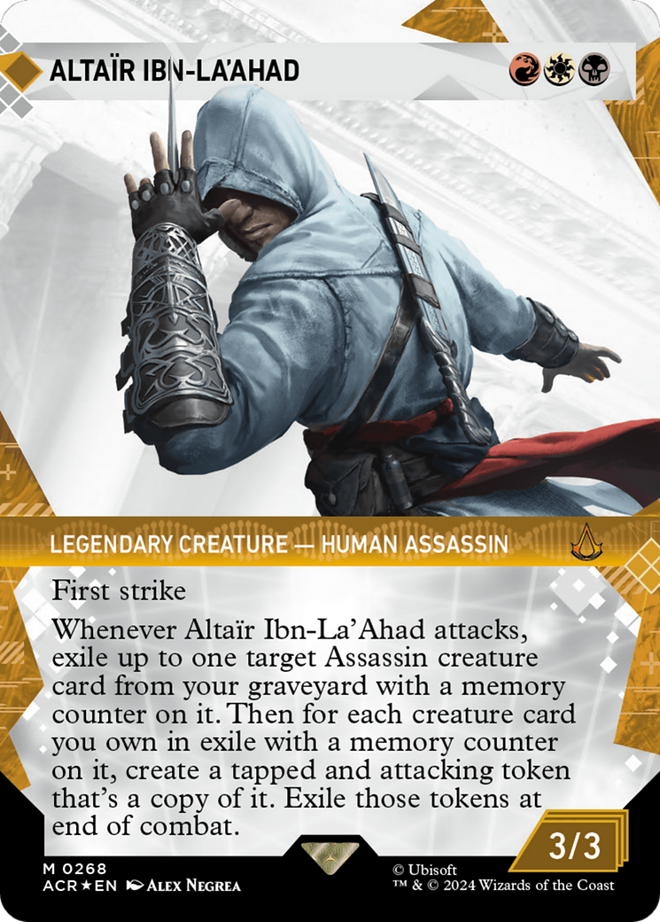 Altair Ibn-La'Ahad (Showcase) (Textured Foil) [Assassin's Creed] | Gear Gaming Bentonville