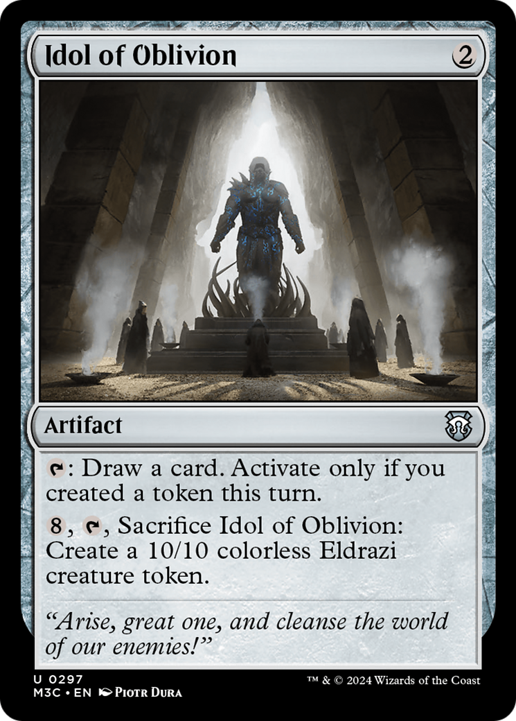 Idol of Oblivion (Ripple Foil) [Modern Horizons 3 Commander] | Gear Gaming Bentonville