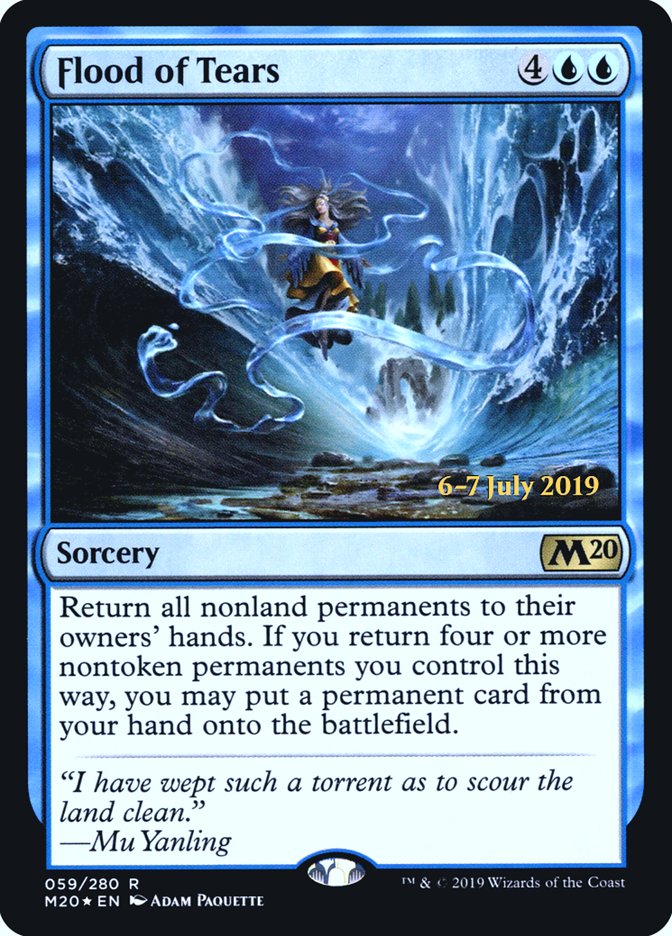 Flood of Tears [Core Set 2020 Prerelease Promos] | Gear Gaming Bentonville