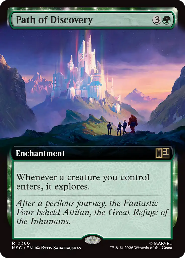 Path of Discovery (Extended Art) [Marvel Super Heroes Commander] | Gear Gaming Bentonville