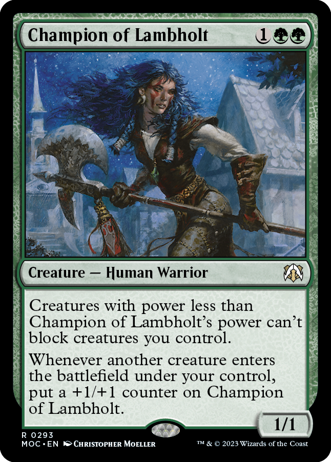 Champion of Lambholt [March of the Machine Commander] | Gear Gaming Bentonville