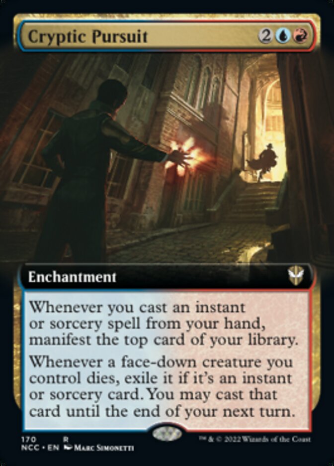 Cryptic Pursuit (Extended Art) [Streets of New Capenna Commander] | Gear Gaming Bentonville