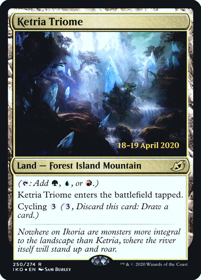 Ketria Triome [Ikoria: Lair of Behemoths Prerelease Promos] | Gear Gaming Bentonville